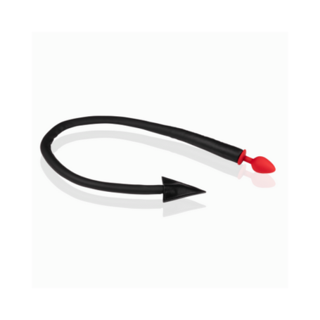 Devil’s Tail in Silicone – Ouch! | Plug Anale Rosso & Coda Fetish in Pelle PU