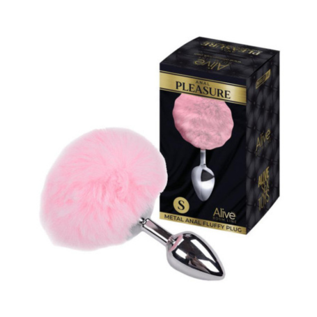 Plug Anale con Coda Fluffy Small  – Alive | Pompon & Gioco Anale Delicato