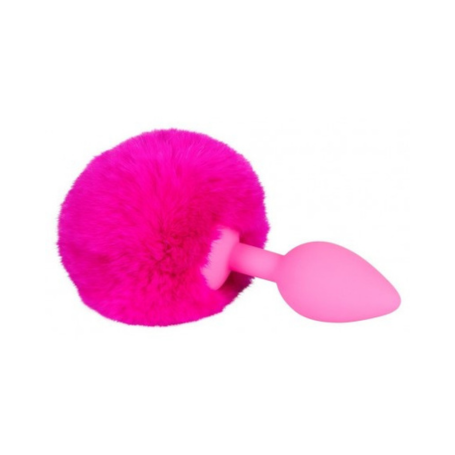 Plug Anale Rosa con Coda Bunny – Colorful Joy | Coda Soffice & Gioco Malizioso