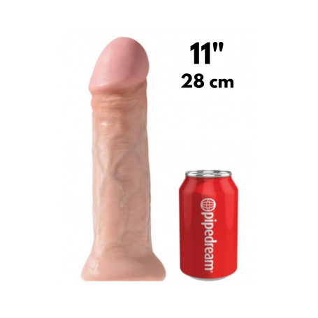 Dildo Maxi Realistico King Cock 11"  con Ventosa