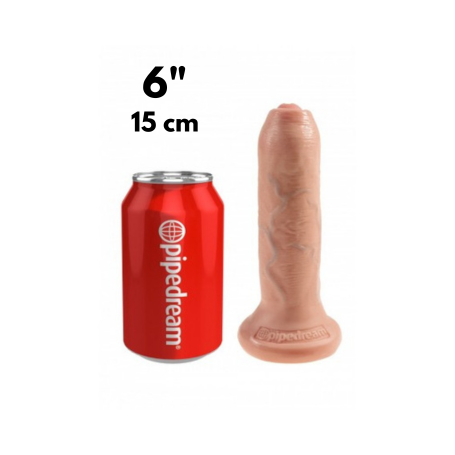 King Cock 7" Uncut con Prepuzio Mobile