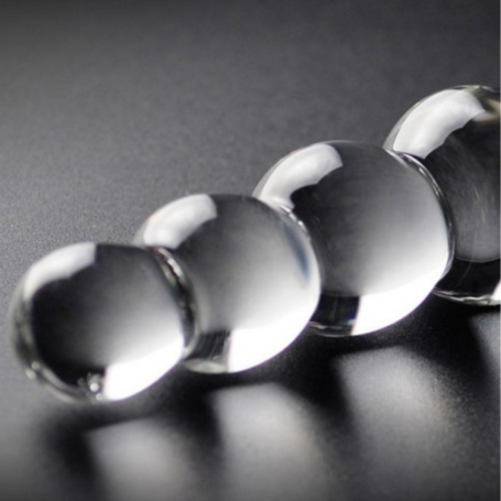 Icicles No.2 Crystal in Vetro Soffiato – Stimolatore a Perle Trasparenti