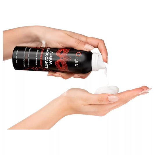 Gel schiuma da massaggio acqua croccante orgie 150 ml fragola