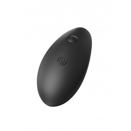 Plug Anale Vibrante in Vetro – Icicles No.84 Nero | Curvatura P-Spot & Vibrazioni Intense