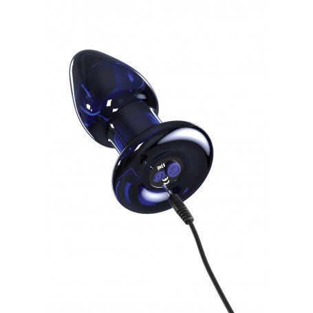 Plug Anale in Vetro Vibrante – Icicles No.85 | Vibrazioni Intense, Telecomando & Ventosa in Silicone