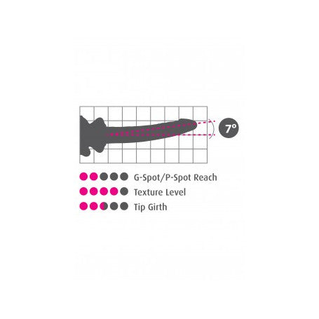 Icicles No.86 in Vetro Soffiato – Curvatura Intenzionale e Base a Ventosa