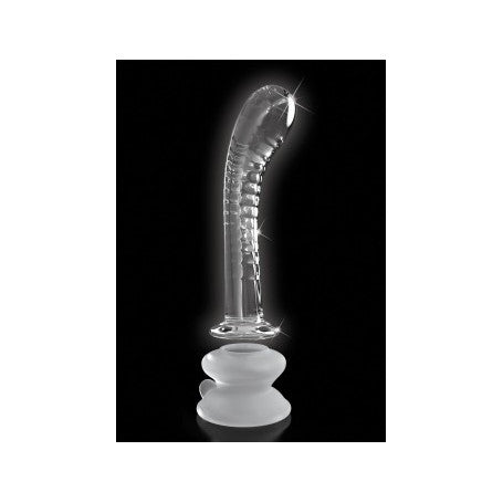 Icicles No.88 in Vetro Soffiato – Curvatura Profonda a Onde, Stimolazione Mirata