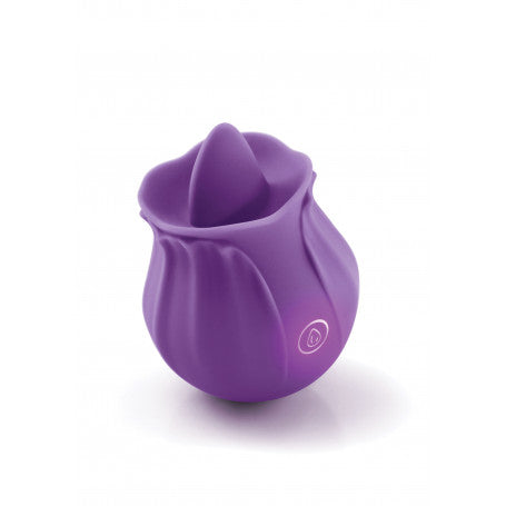 Stimolatore Clitorideo INYA The Kiss – Bacio Vibrante a Lingua in Silicone Viola