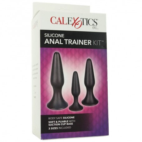 Kit Anale 3 Misure in Silicone Nero – Mini, Medium, Maxi | Set Allenamento Smooth