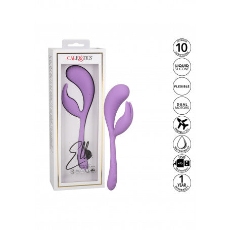 Dual Flicker Vibratore Rabbit Silicone Liquido Punto G e Clitoride – California Exotic Novelties