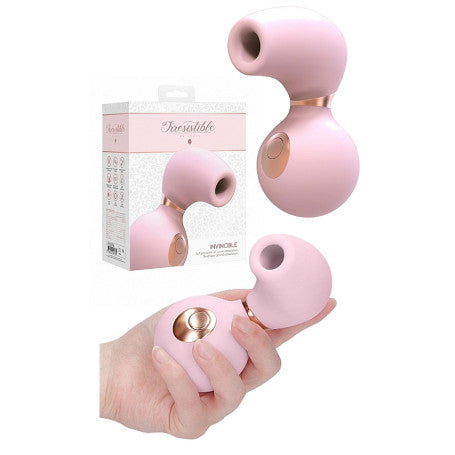 Vibratore Succhia Clitoride Invincible Pink – Tecnologia Touchless Airwave