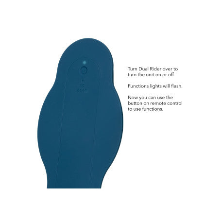 Massaggiatore vibrante vaginale anale Dual Rider Bump and Grind telecomandato