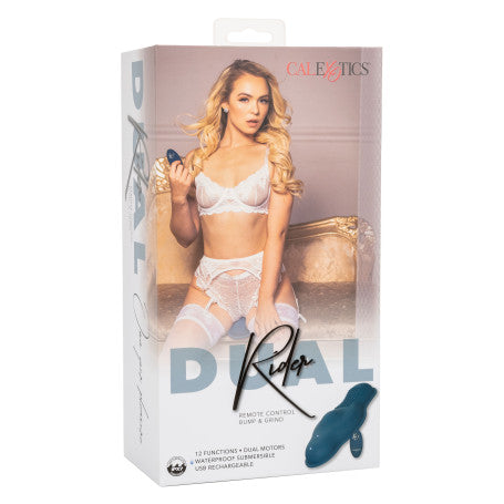 Massaggiatore vibrante vaginale anale Dual Rider Bump and Grind telecomandato