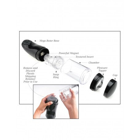 Mega Bator Pussy Pipedream Extreme – Masturbatore Automatico USB con Ventosa