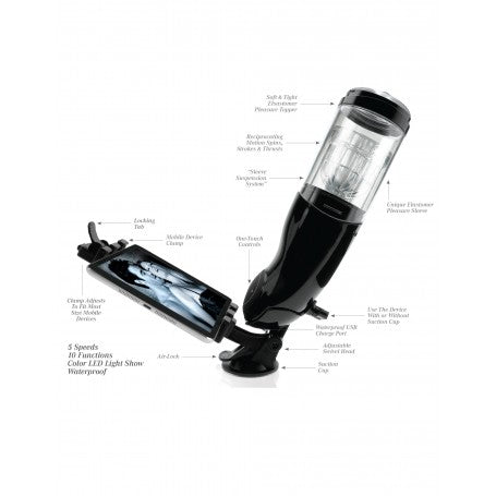 Mega Bator Pussy Pipedream Extreme – Masturbatore Automatico USB con Ventosa