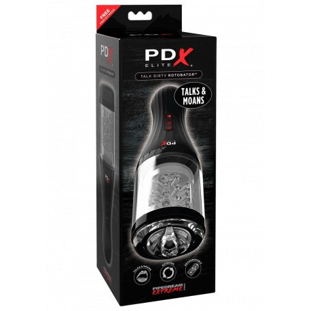 PDX Elite Rotator Talk Masturbatore Automatico USB