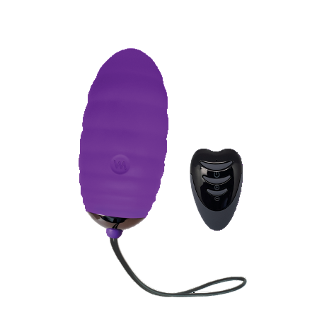 Ovetto Vaginale Vibrante Ocean Breeze 2.0 con Telecomando – Silicone Medicale Purple | 10 Vibrazioni | Adrien Lasti
