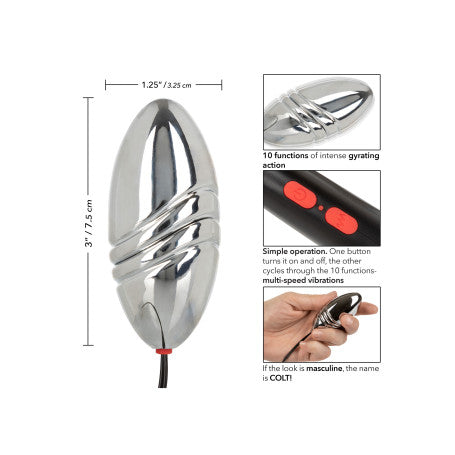 Vibrante Rotante Colt Turbo Bullet