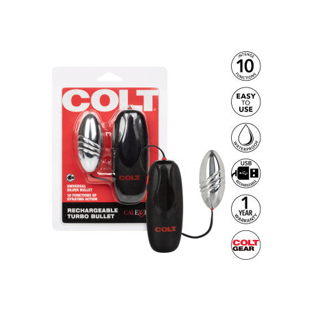 Vibrante Rotante Colt Turbo Bullet