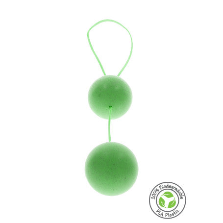 Palline Kegel  Biodegradabili FUCK GREEN – Rosa e Verde