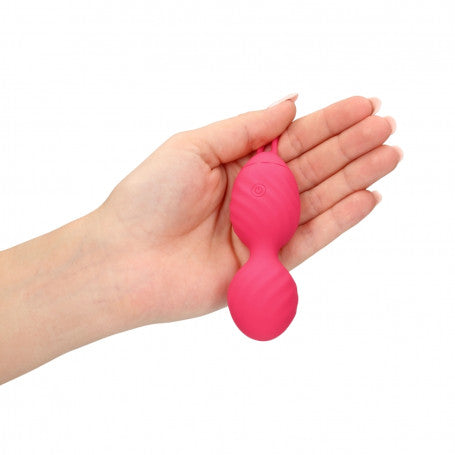 Palline Kegel Vibranti con Telecomando Loveline Strawberry Red