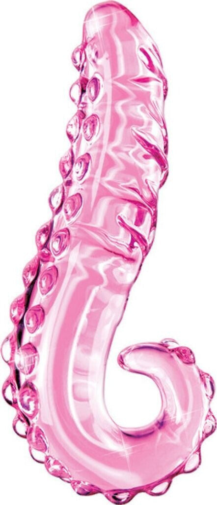 Icicles No.24 in Vetro Soffiato Rosa – Rilievi Avvolgenti, Sensualità Fluida