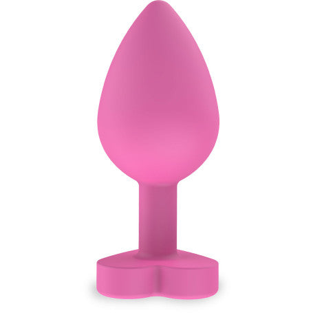 Plug Anale in Silicone Rosa – Booty Sweetheart “Let’s F*ck” | Base Cuore | ToyJoy