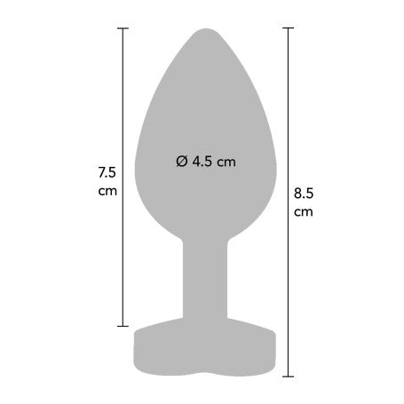 Plug Anale in Silicone – Booty Sweethearts Your Ass Is Mine | Base Cuore | ToyJoy