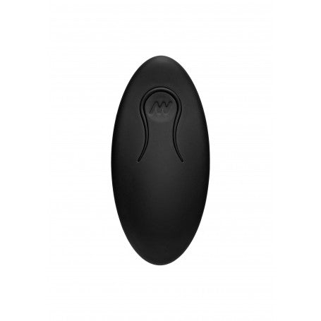 Plug Anale in Silicone Nero con Vibrazioni – Doc Johnson Rimmer 5.75'' | Rotazione Profonda & Potenza Wireless