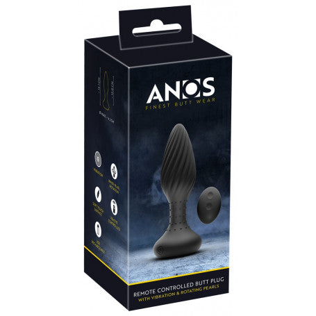 Remote Controlled Butt Plug ANOS – Plug Anale Vibrante con Telecomando Wireless