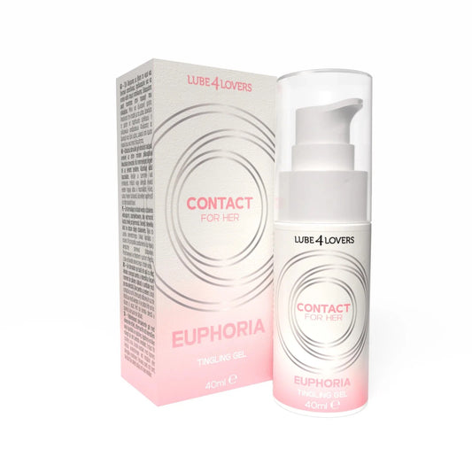Lubrificante stimolante intimo vibrante euphoria 40 ml per donna