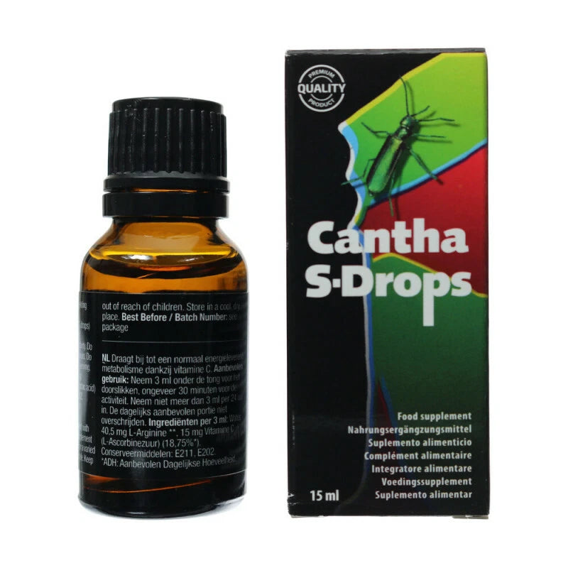 Afrodisiaco stimolante eccitante coppia Cantha Drops West 15ml