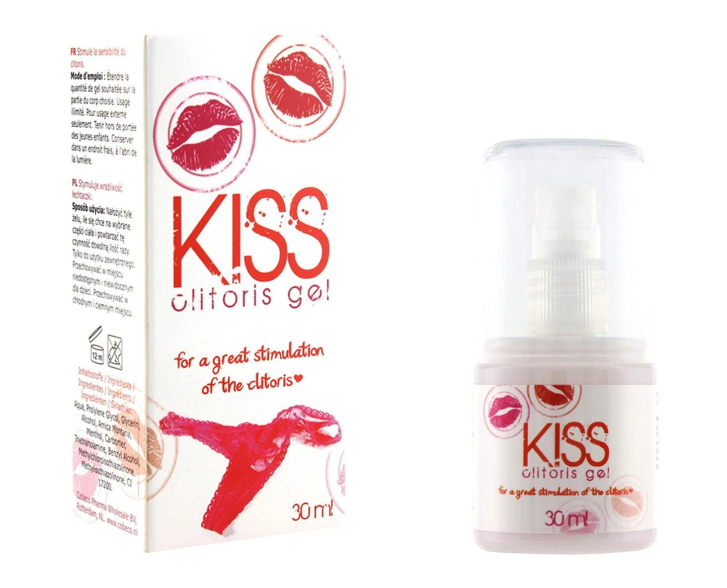 Kiss Clitoris Gel 30ml intimo riscadante donna