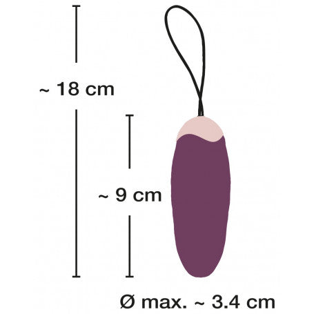 Ovulo Vibrante con Telecomando Shaking Love Ball