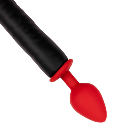 Devil’s Tail in Silicone – Ouch! | Plug Anale Rosso & Coda Fetish in Pelle PU