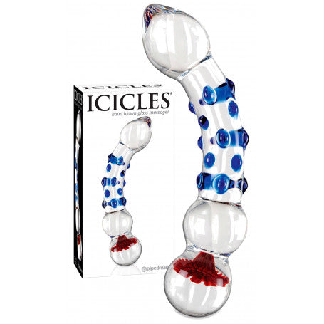 Icicles No.18 in Vetro Soffiato – Ritualità Caldo/Freddo a Doppia Estremità