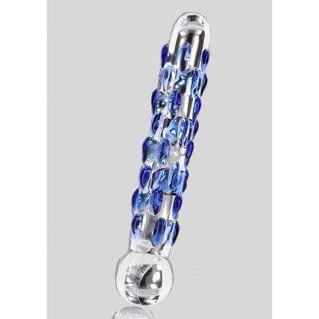 Diamond Dazzler – Scultura di Vetro dalle Luci Blu