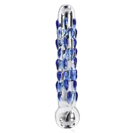 Diamond Dazzler – Scultura di Vetro dalle Luci Blu