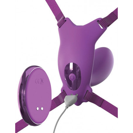 Stimolatore vaginale con mini dildo Ultimate G-Spot Butterfly Strap-on