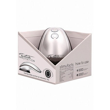 Succhia Clitoride Twitch Hands in Silicone – Vibrazione & Suzione Senza Mani