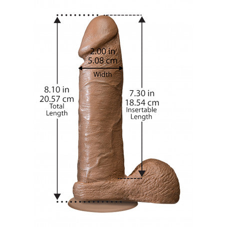 The Realistic Cock 8 inch con Ventosa Vac-U-Lock