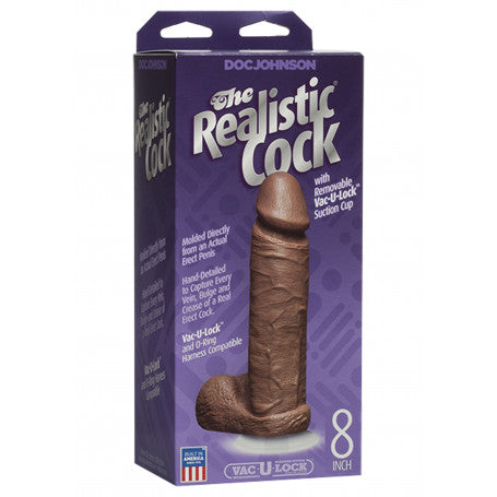 The Realistic Cock 8 inch con Ventosa Vac-U-Lock