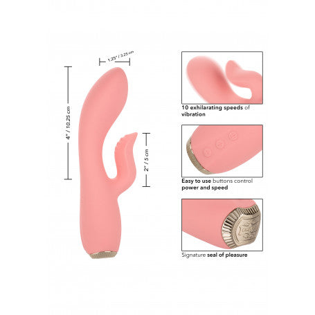 Uncorked Zinfandel – Vibratore Rabbit Punto G e Clitoride in Silicone California Exotic
