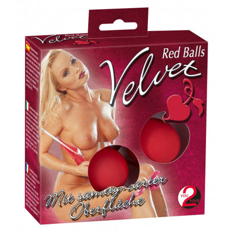 Velvet Red Balls – Palline  Sensoriali