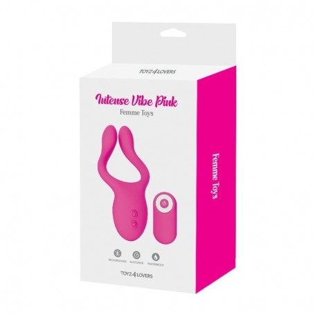 Vibratore Doppia Stimolazione Intense Vibe Pink – Coppia & Clitoride in Silicone