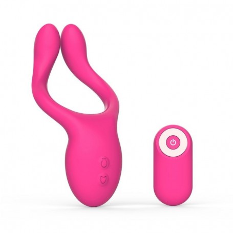 Vibratore Doppia Stimolazione Intense Vibe Pink – Coppia & Clitoride in Silicone