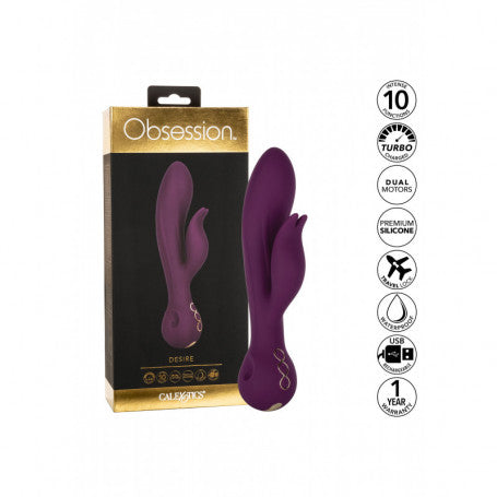 Obsession Desire – Vibratore Rabbit Punto G e Clitoride Obsessive