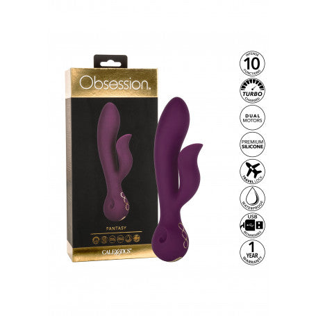 Obsession Fantasy – Vibratore Rabbit Punto G e Clitoride California Exotic