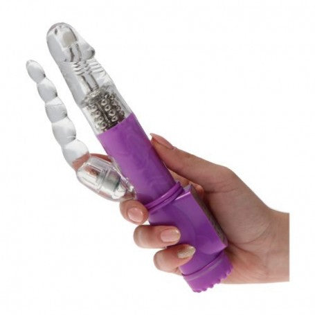 Vibratore Rabbit Funny Moment – Doppia Stimolazione Clitoride & Vagina con Rotazioni Intense