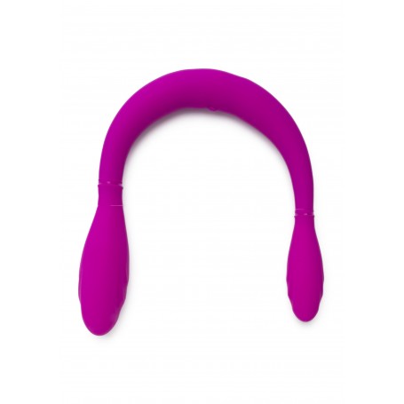 Vibratore Doppio Infinity TOYJOY – Doppio Dildo Flessibile per Doppia Penetrazione in Silicone